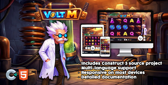 Volt M | Affect 3 | HTML5 Slot Game with Node.js Backend