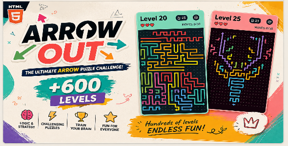 Arrow Out | HTML5 Grid Sure Puzzle Sport