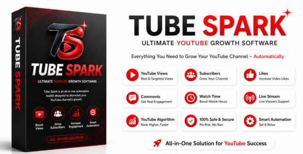 Tube Spark |For YouTube Views, Subscribers, Likes, Feedback & Idea Time Tool