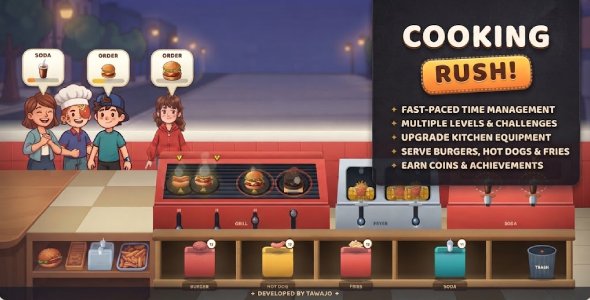 Cooking Poke | HTML5 Cooking Career Game