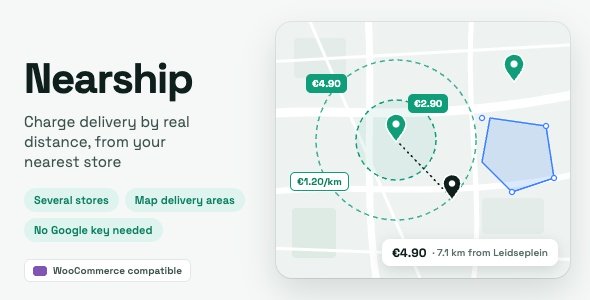 Nearship | Distance-Primarily based completely mostly Transport & Native Transport for WooCommerce