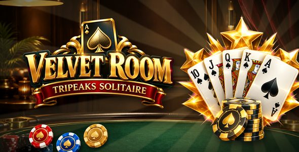 Velvet Room: TriPeaks Solitaire | 5000 Stages HTML5 Puzzle Sport