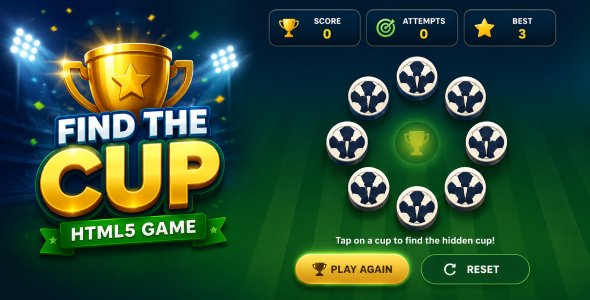 Acquire the Cup | World Cup Shell Sport | HTML5 Sport