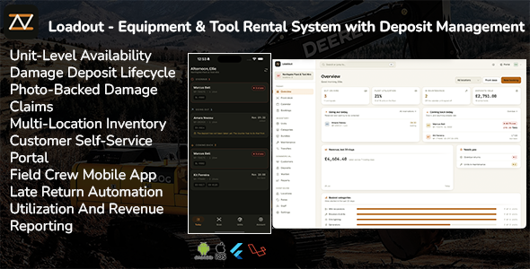 Loadout | Tools and Instrument Condominium Flutter App With PHP Script
