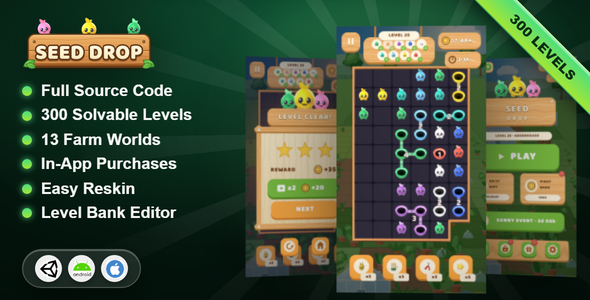 Seed Drop | Unity CompletePuzzle Game Template