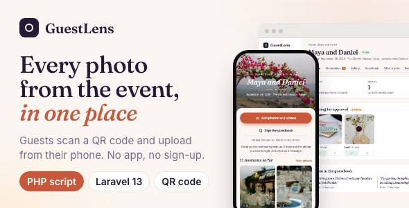 GuestLens | Match Photo and Video Sharing SaaS Platform