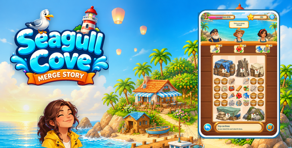Seagull Cove: Merge | HTML5 Sport