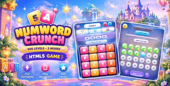 NumWord Crunch | HTML5 Math & Note Search Sport