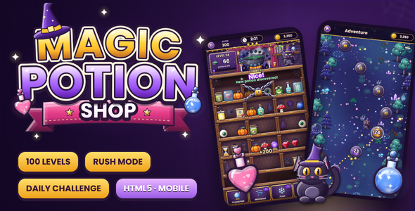 Magic Potion Store | HTML5 Game