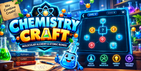 Chemistry Craft | HTML5 Molecule Constructing Puzzle Sport