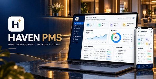 Haven PMS – .NET MAUI Desktop & Mobile Hotel Management Draw with Offline Mode and REST API