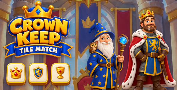 Crown Support: Tile Match | 5000 Phases HTML5 Sport