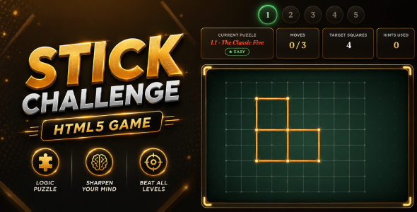 Stick Affirm | A Tabletop Logic Puzzle HTML5 Recreation