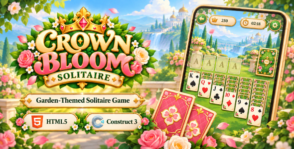 Crown Bloom Solitaire | Develop 3 HTML5 Sport