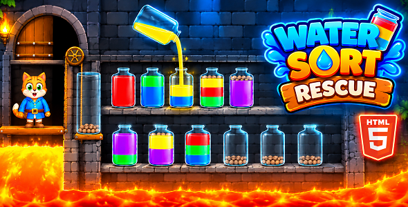 Water Form Rescue | HTML5 Puzzle Game