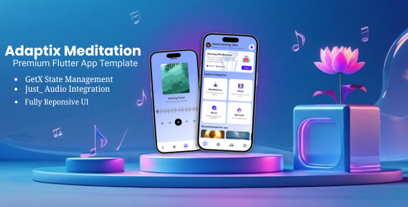 Adaptix Meditation | Flutter app Template