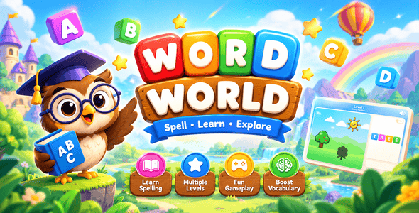 Word World | HTML5 Young of us Spelling Adventure Game