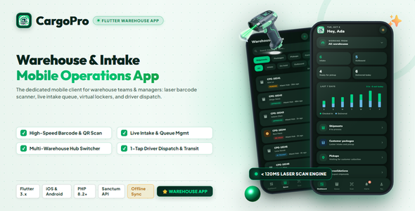 Warehouse App for Cargopro | Courier and Provide Administration System