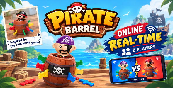 Pirate Barrel | HTML5 Game – Make 3