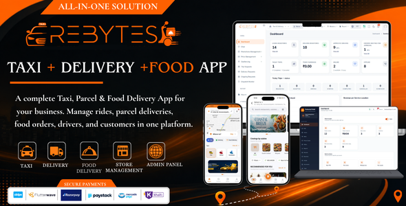 Rebytes | Taxi, Offer & Food Offer Platform