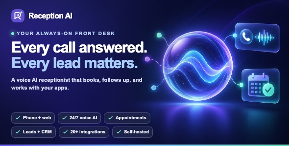 Reception AI – AI Receptionist for Mobile phone & Web
