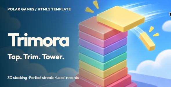 Trimora | HTML5 3D Stacking Arcade With Native Recordsdata