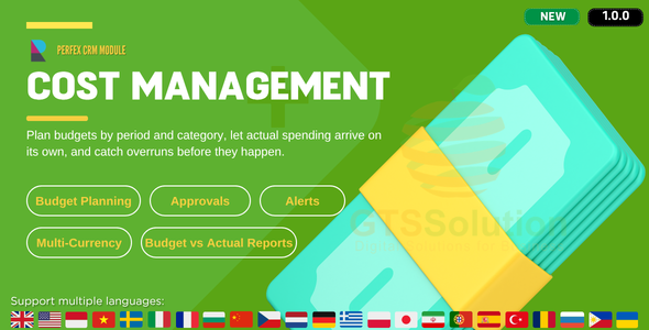 Cost Management for Perfex CRM – Budget Planning & Approval Workflow