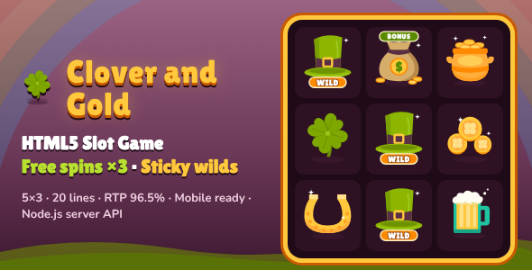 Clover and Gold | HTML5 Sport