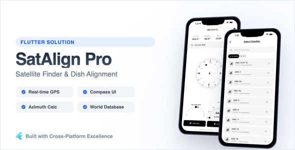 SatAlign Official – Flutter Satellite Finder and Dish Alignment App