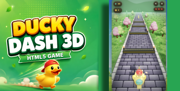 Ducky Trot 3D | Never-ending Runner HTML5 Sport