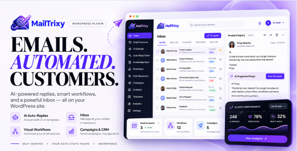 MailTrixy | AI Electronic mail Autoresponder and Automation Plugin for WordPress