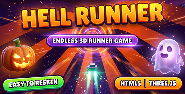 HELL RUNNER – THREE.JS | HTML5