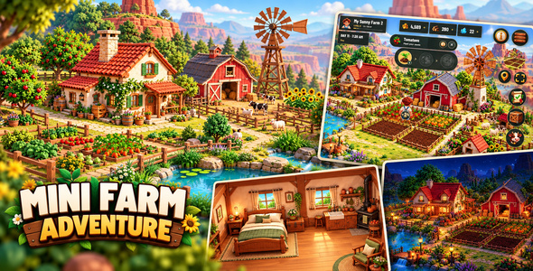 Mini Farm Adventure | HTML5 Farming Simulator Game
