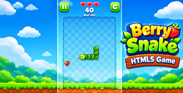 Berry Snake | HTML5 Snake Arcade Game