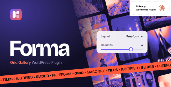 Forma Pro — Grid Gallery WordPress Plugin