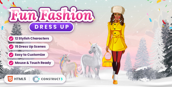 Fun Style Gown Up | HTML5 Game (Catch 3)