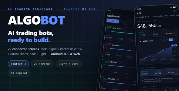 AlgoBot | Flutter AI Trading App