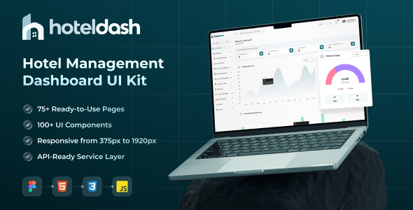 HotelDash | Resort and Multi Property Admin Dashboard HTML Template
