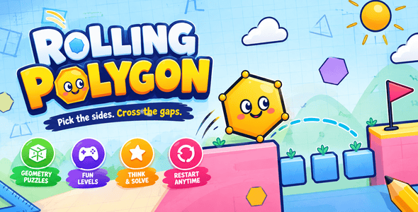 Rolling Polygon | HTML5 Geometry Puzzle Game