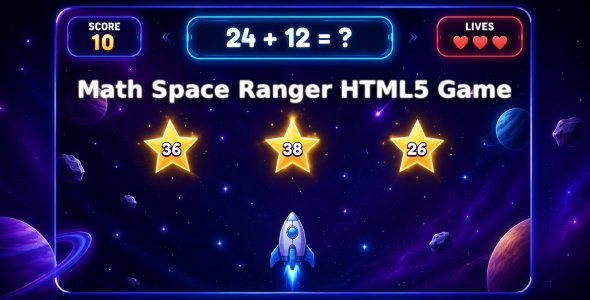 Math Location Ranger | HTML5 Math Finding out Arcade Game