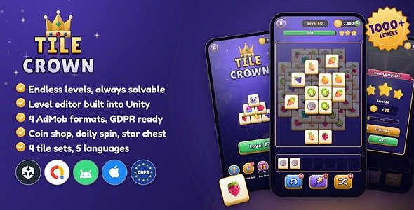 Tile Crown | Triple Tile Match Sport for Team spirit