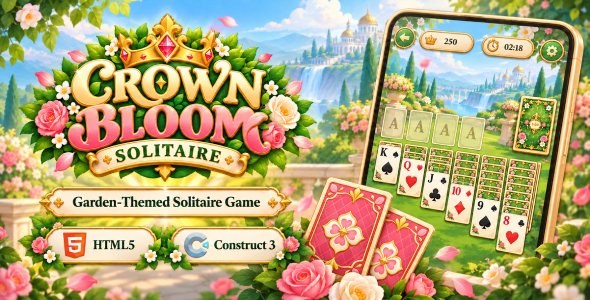 Crown Bloom Solitaire | Develop 3 HTML5 Sport