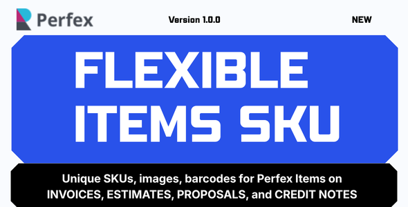 Versatile SKU Module for Perfex CRM